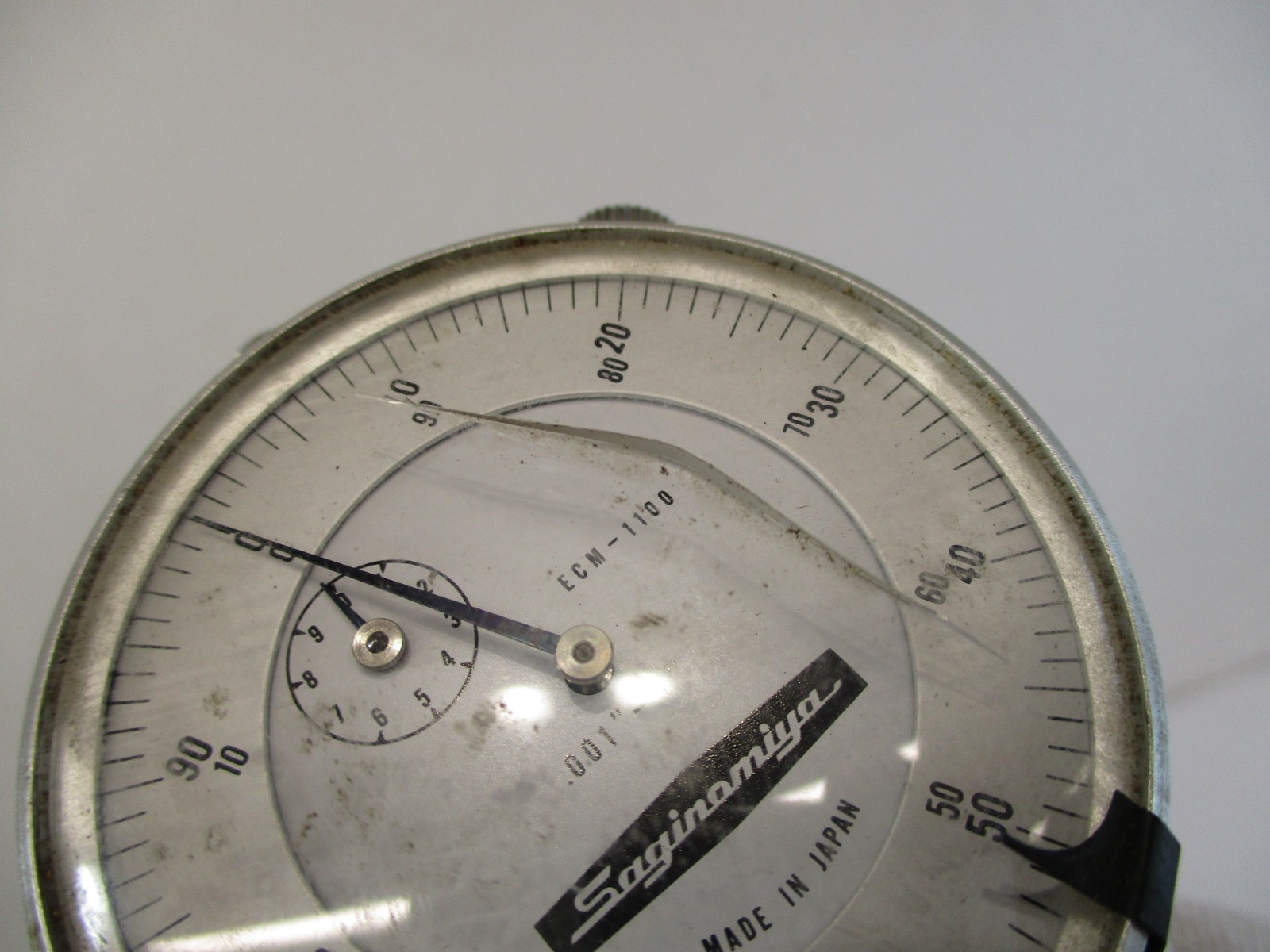 (2) SAGINOMIYA Dial Indicator s # ECM-1100 with 1″ Travel x .001″ Graduations