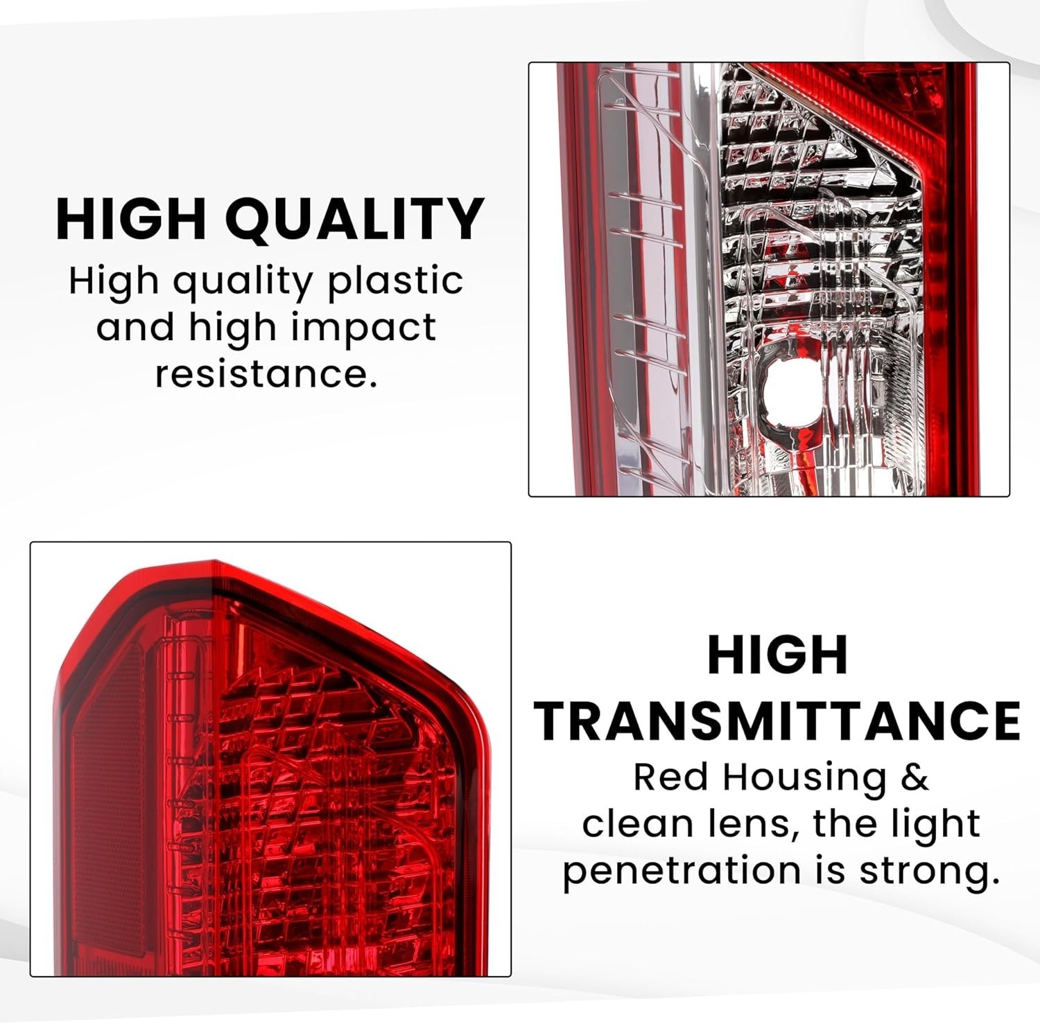 LH Tail Light Assembly For 2015-2024 Ford Transit 150 250 350 350HD Rear Lamp
