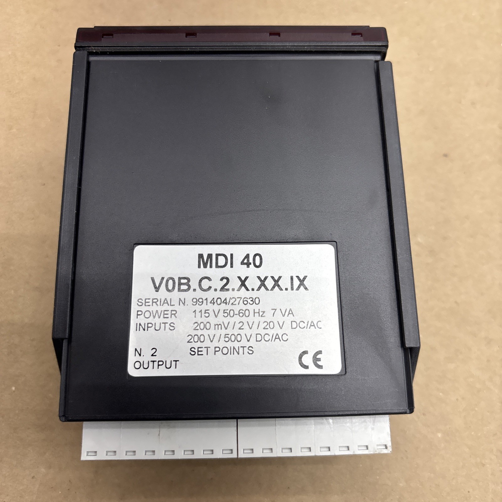 New In Open Box Carlo Gavazzi Mdi 40 Inputs: 200 Mv/2v/20v Dc/ac Power: 9-32v