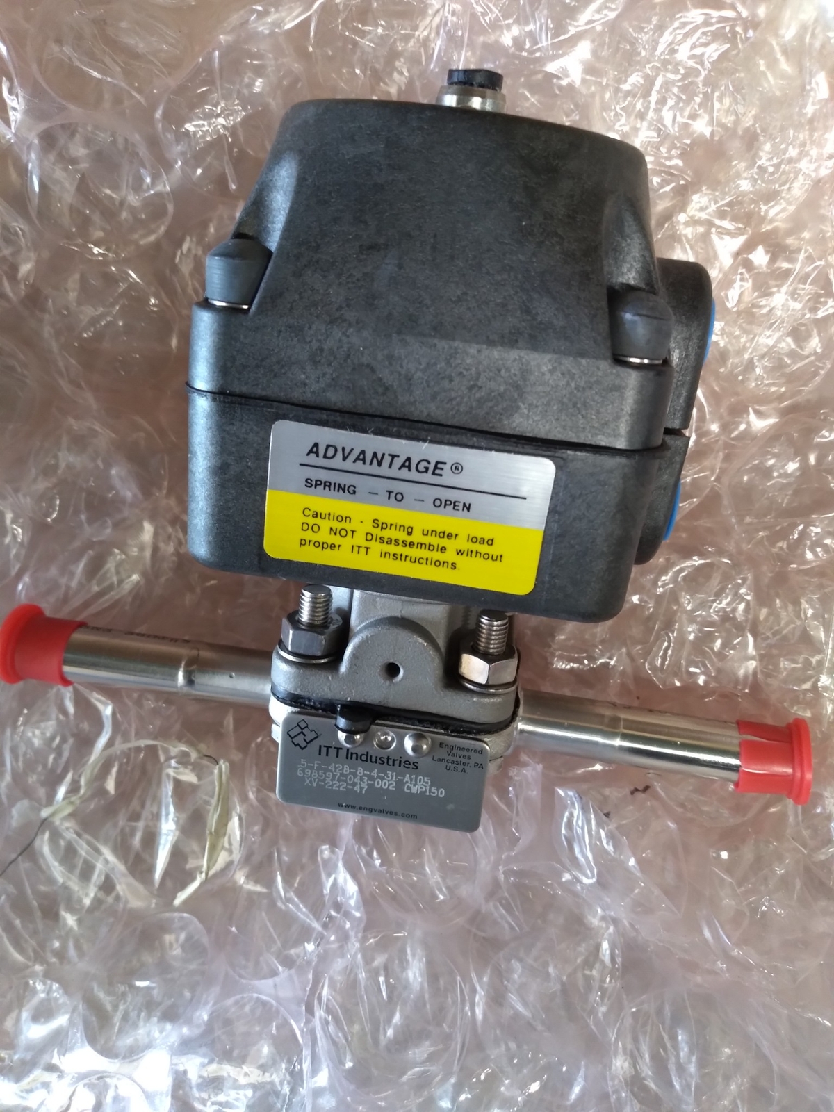 ITT Industries .5-F-428-8-4-31-A105 Forged Valve 1/2 CWP150 Flanged Industrial