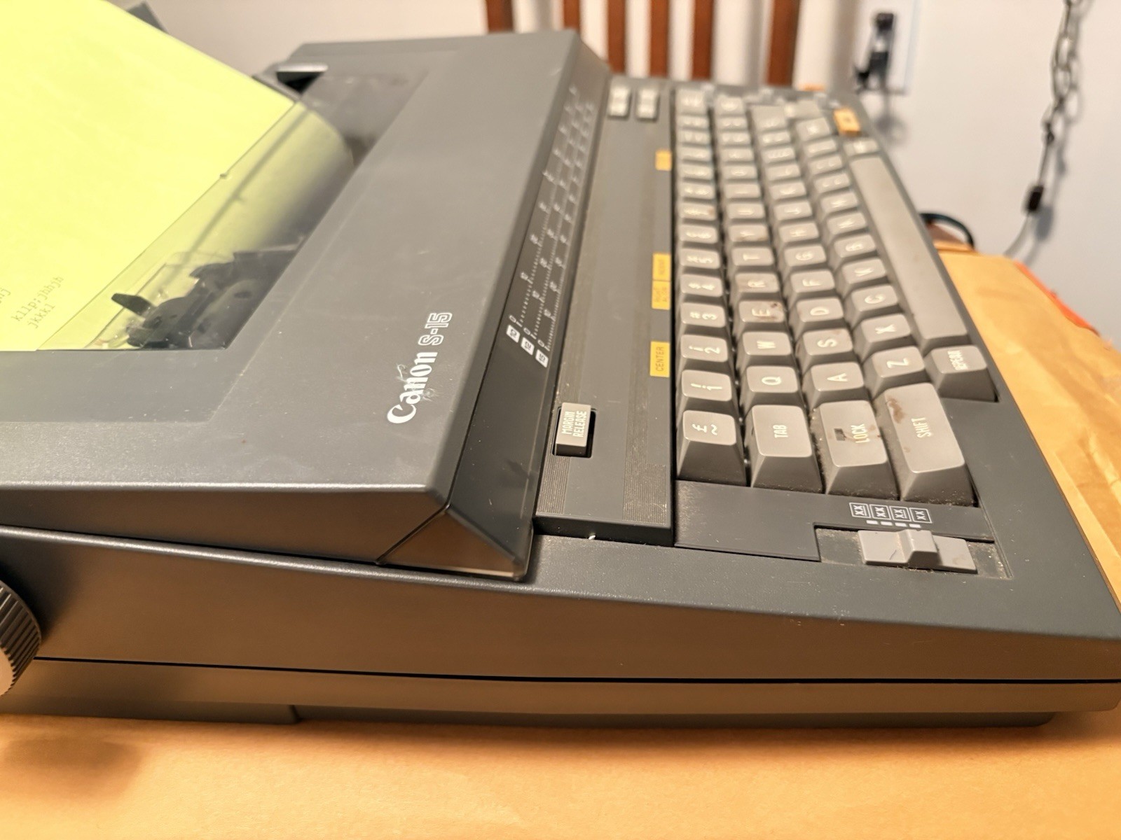 Canon S-15 Electric Typewriter Vintage Keys –