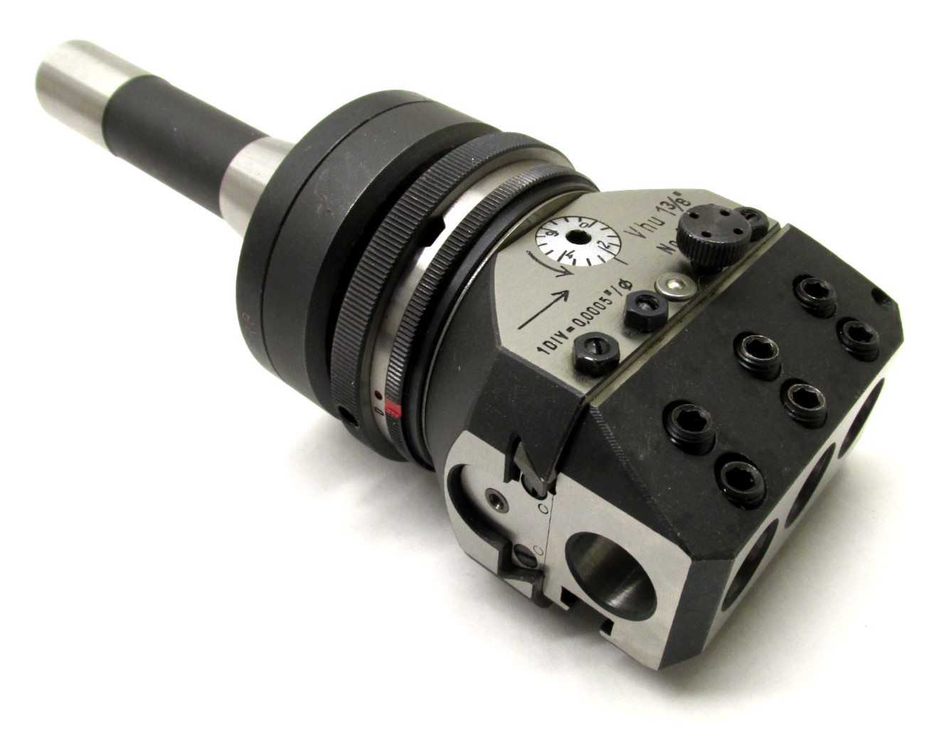 PRISTINE! NAREX 5/8″ UNIVERSAL BORING & FACING HEAD w/ R8 SHANK – #Vhu 1-3/8″