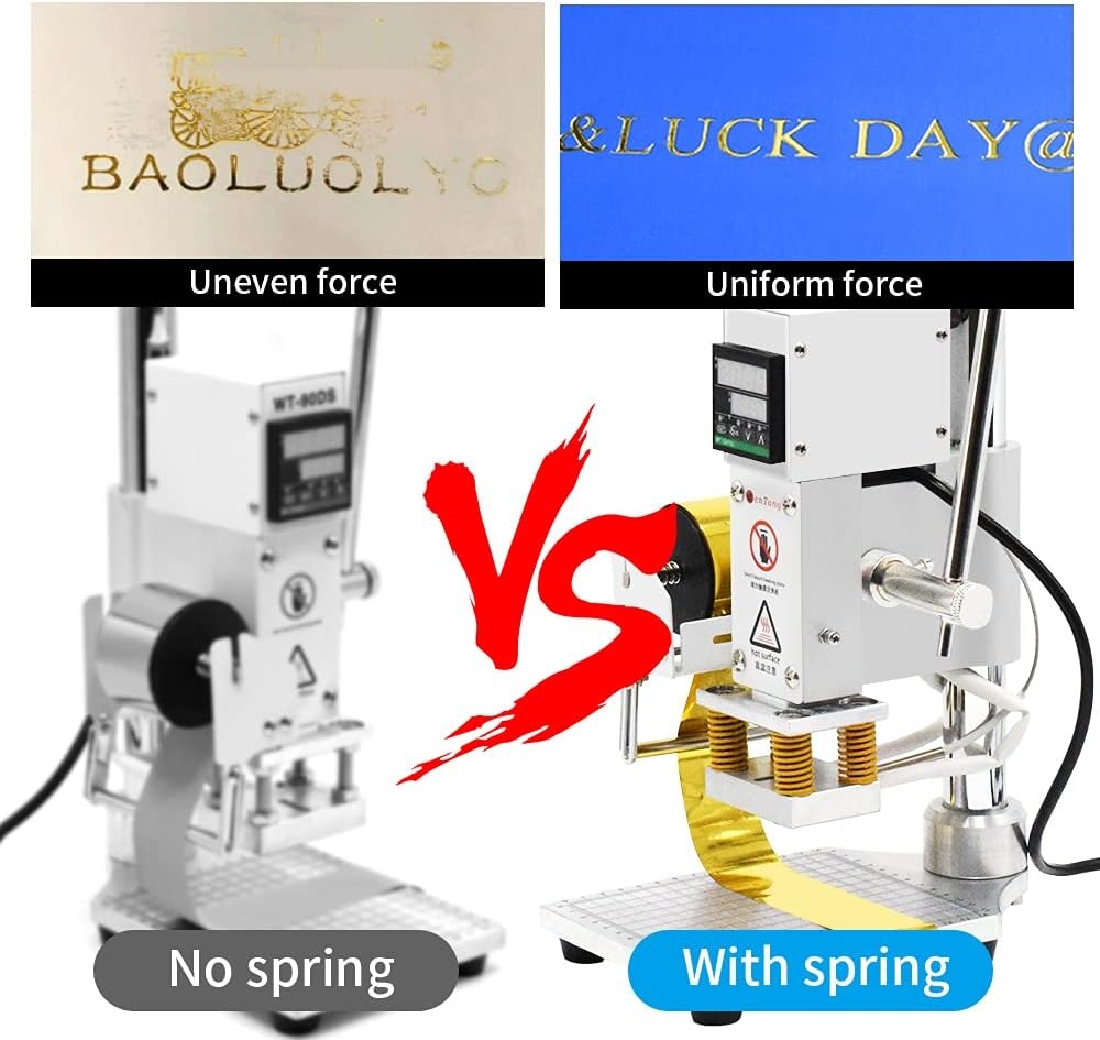 Hot Foil Stamping Machine 5x7cm 110V Digital Embossing Tool