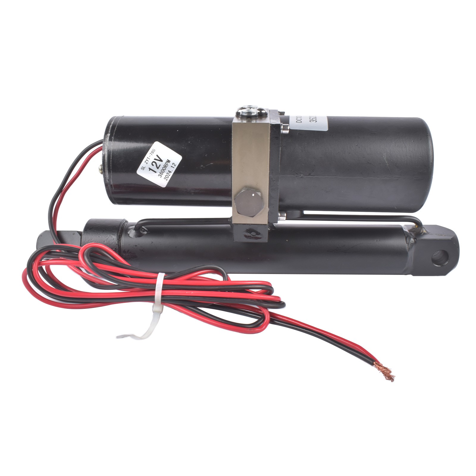 Heavy Duty 8000N/1700lbs 12V Hydraulic Linear Actuator Stroke Length 200mm 8»