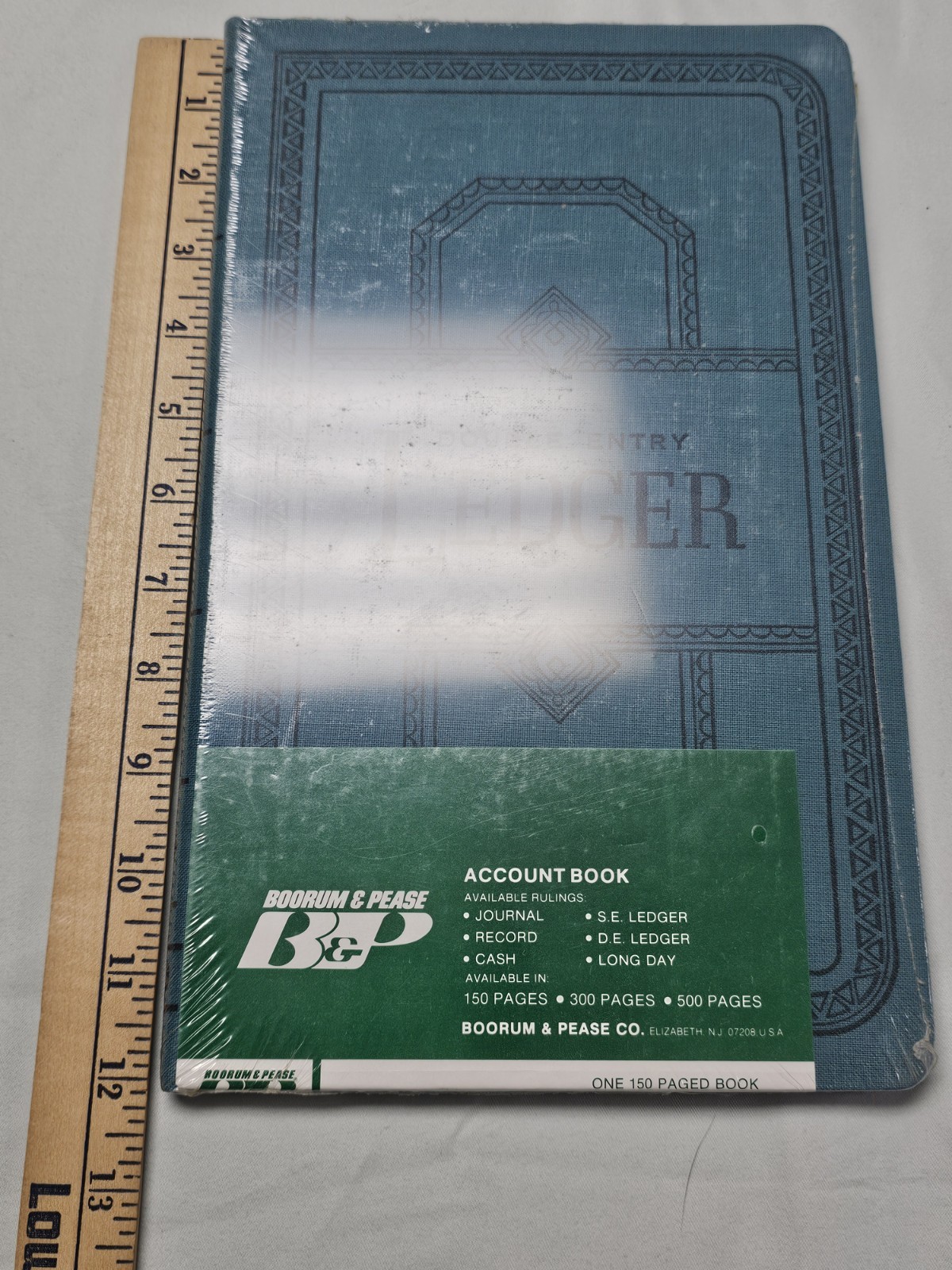 Boorum Record/Account Book NIP Journal Rule 150 Pages~LEDGER~12 1/8 x 7 5/8 NOS