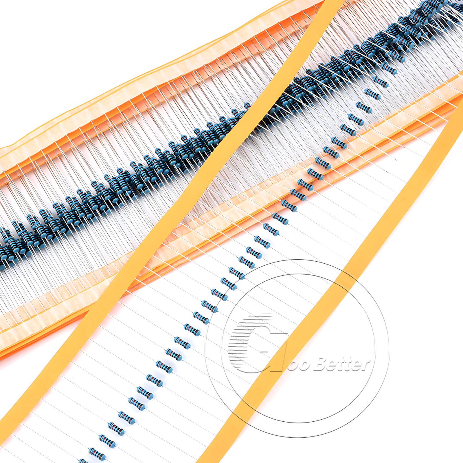 1/4W Metal Film Resistors 0.1% tolerance 1 ohm to 10M ohm available 20 pack