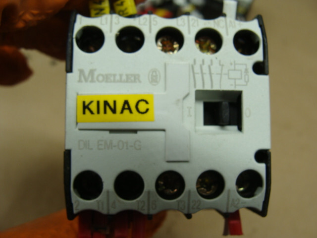LOT OF 3 MOELLER DIL EM-01-G CONTACTORS 3PH 600VAC MAX 15A OPEN
