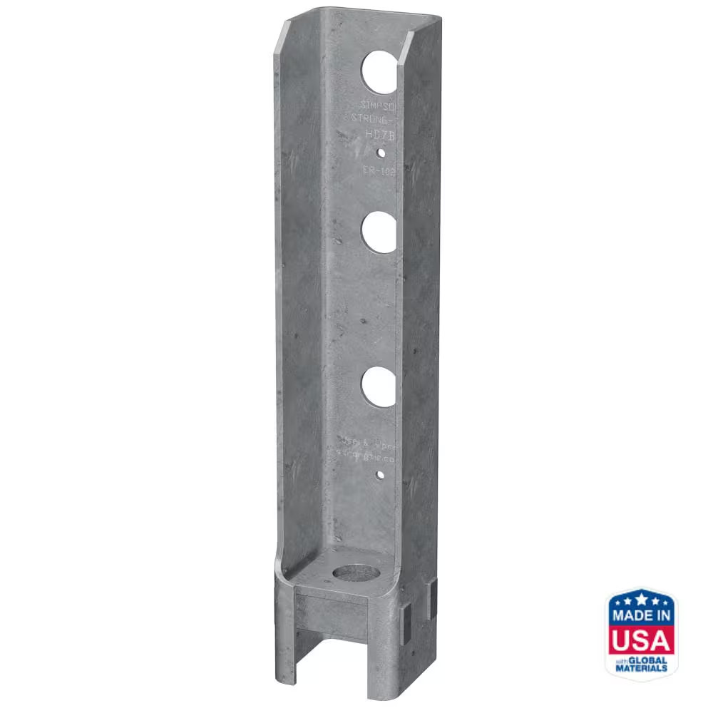 HDB 12-3/8 In. Galvanized (G90) Bolted Holdown