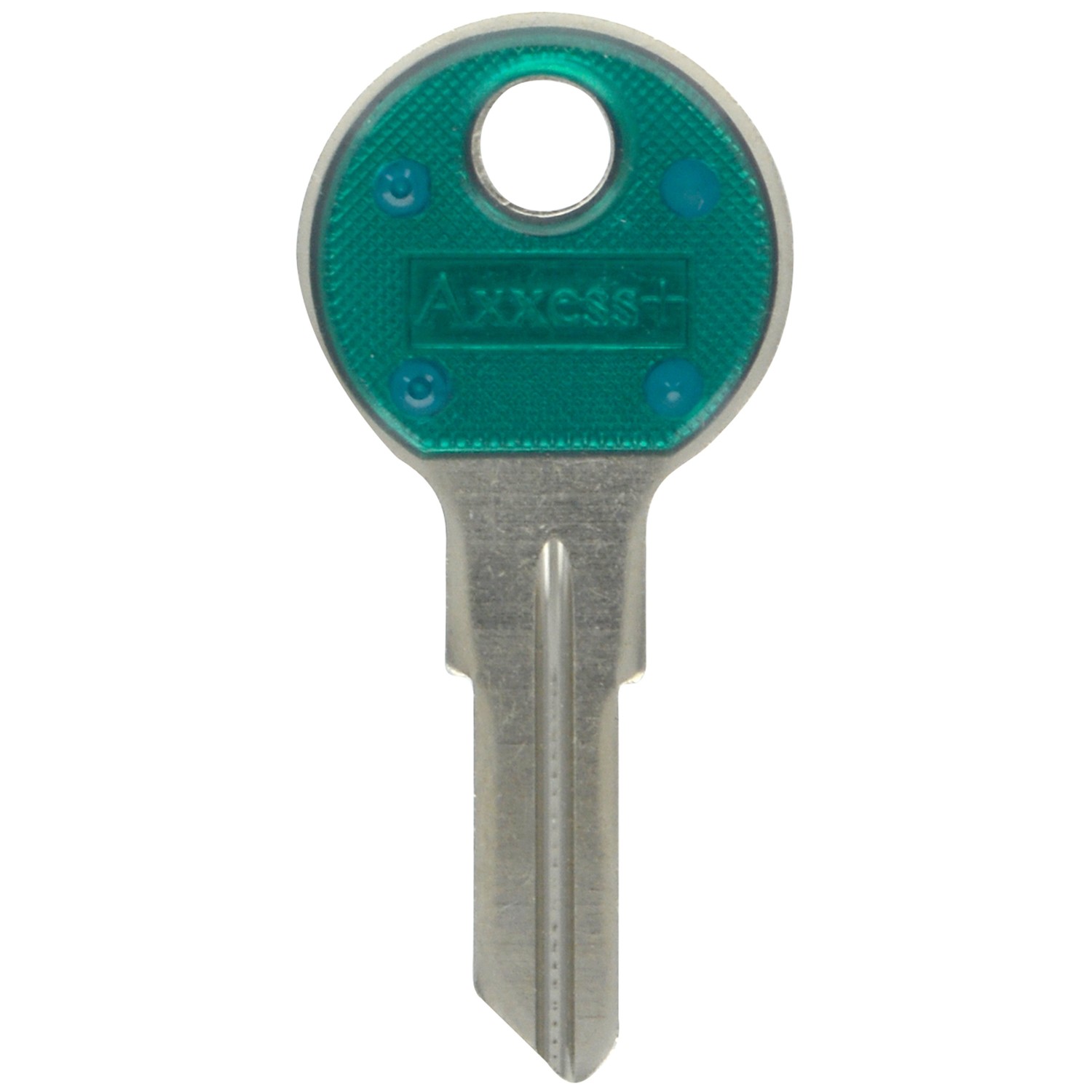 Hillman 88908 Blue/Silver #80 Traditional Single Sided Blank Key (Pack of 10) –