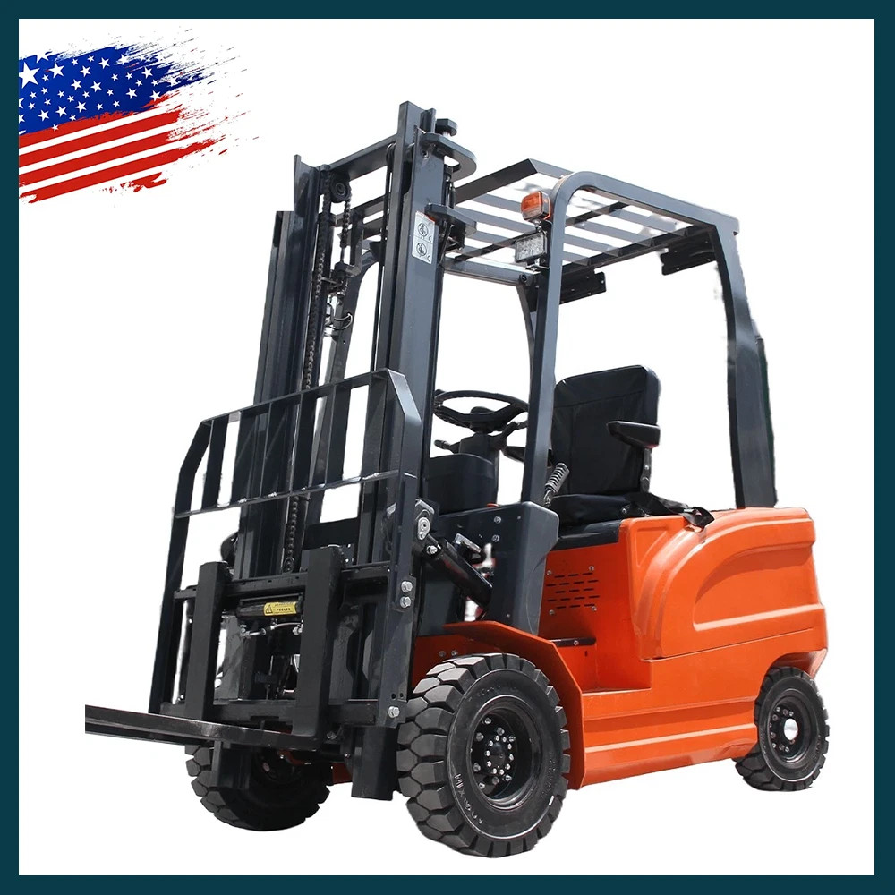 5500LBS /2.5Ton Electric Forklift W/60V 75Ah Lead Acid Charger USA New