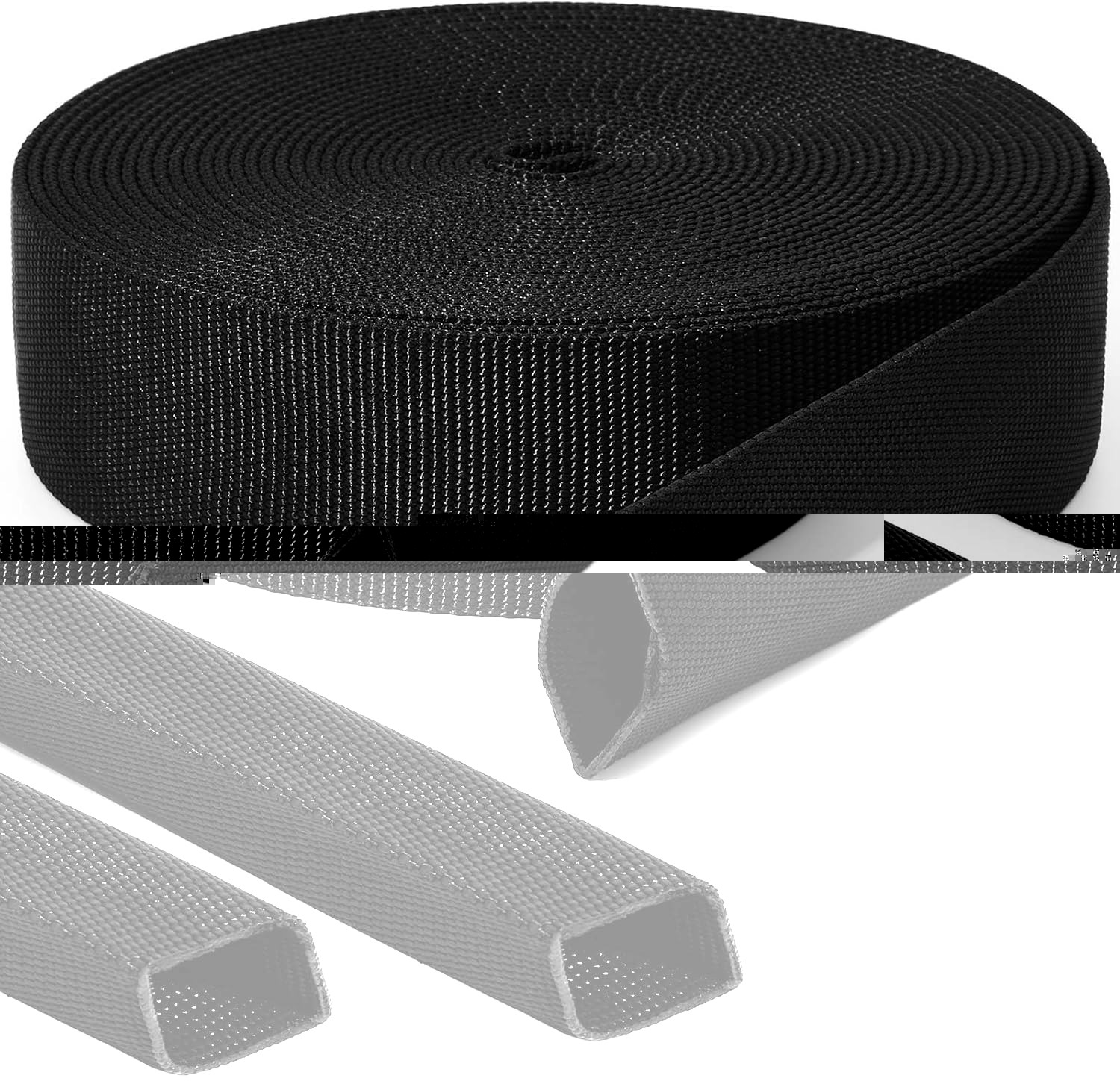 Durable 26 ft Nylon Hose Protector Sleeve – Flame Retardant & Dust Resistant