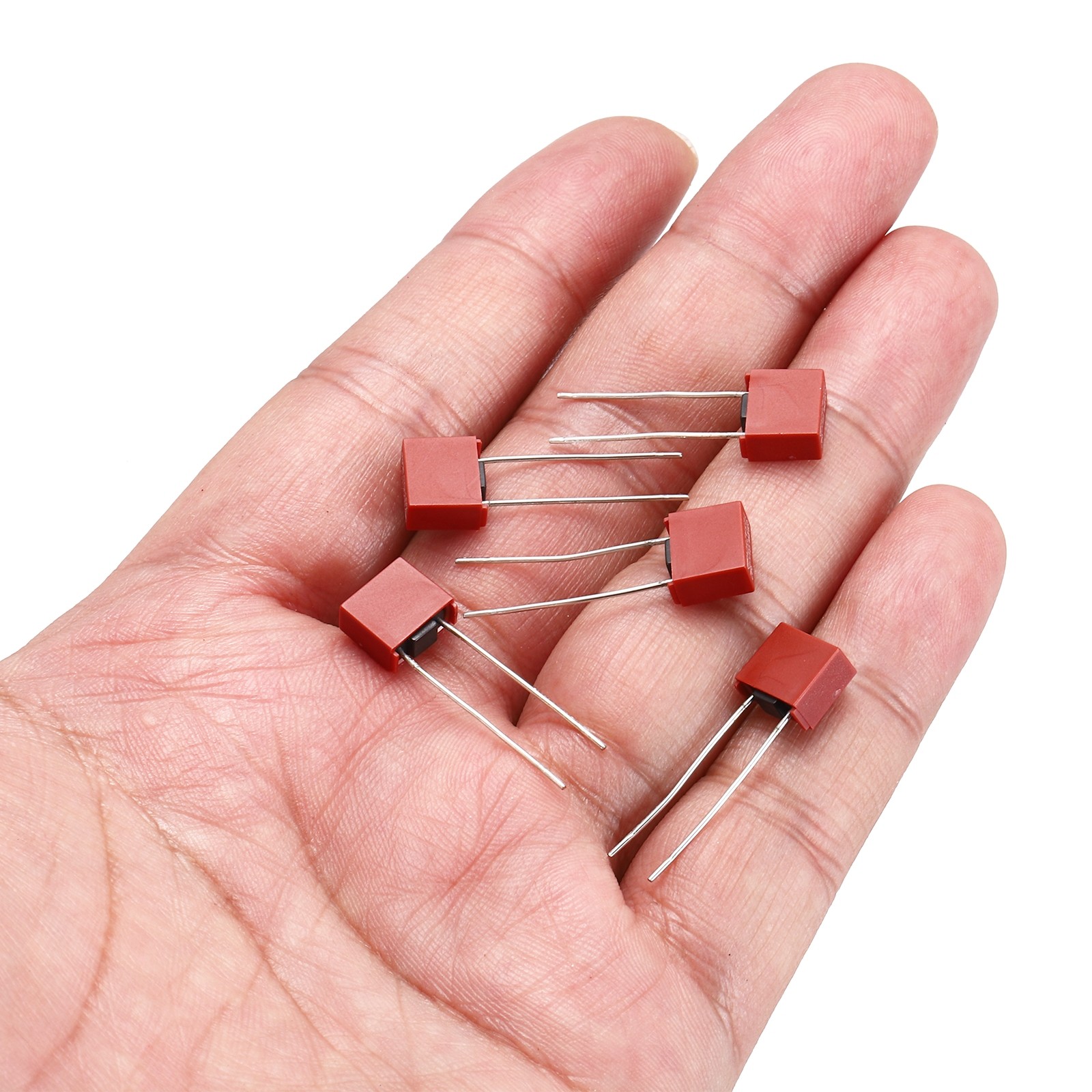 15Pcs DIP Mounted Miniature Square Slow Blow Micro Fuse T15A 15A 250V Red