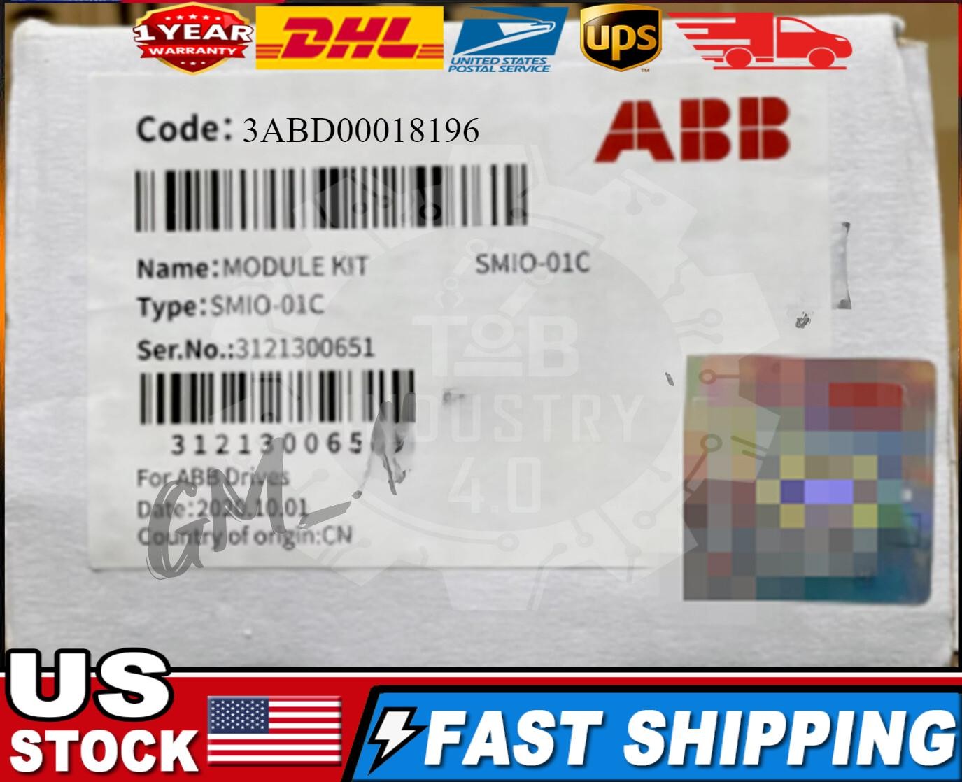 SMIO-01C ABB inverter IO CPU ACS550 control board interface board No Keypad