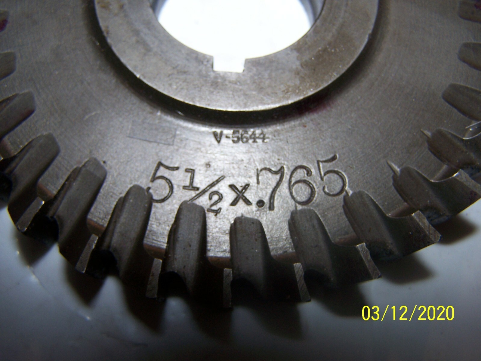 2 National Gear Milling Cutters (1) 5 1/2″ X .765 & (1) 3 1/4″ (1 1/4 Centers)