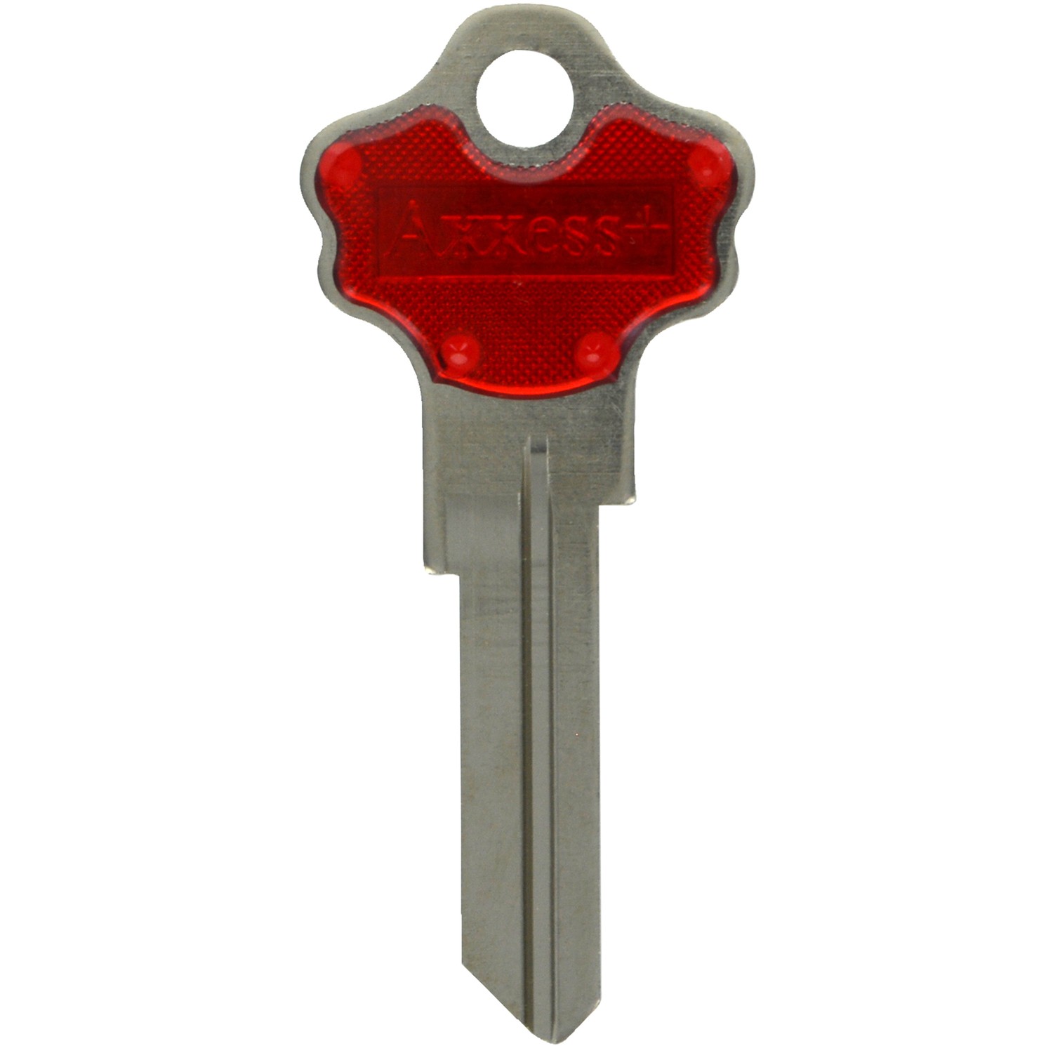 Hillman 88909 Blue/Silver #97 Traditional Single Sided Blank Key (Pack of 10)
