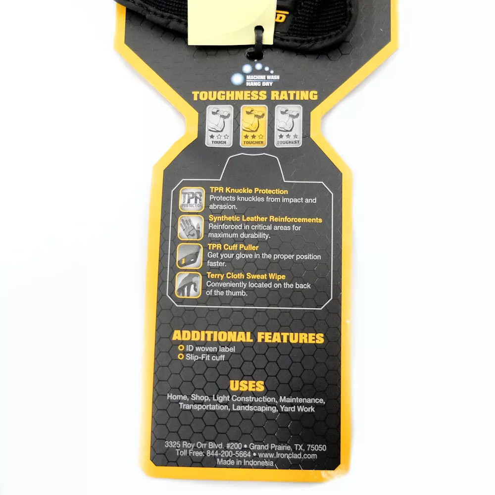 Ironclad Workforce Gloves, Large (9)
