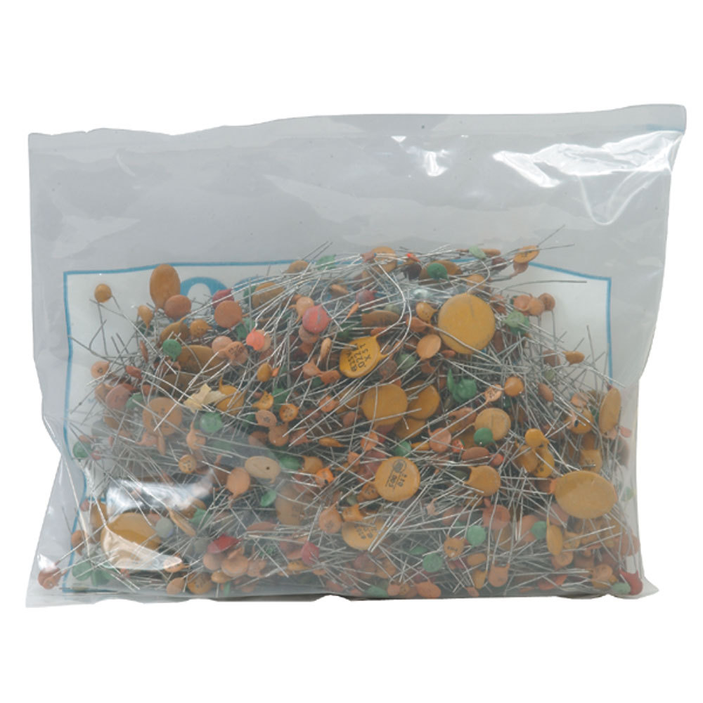 Jameco ValuePro Assorted Ceramic Disc Capacitors Caps 900 random pieces