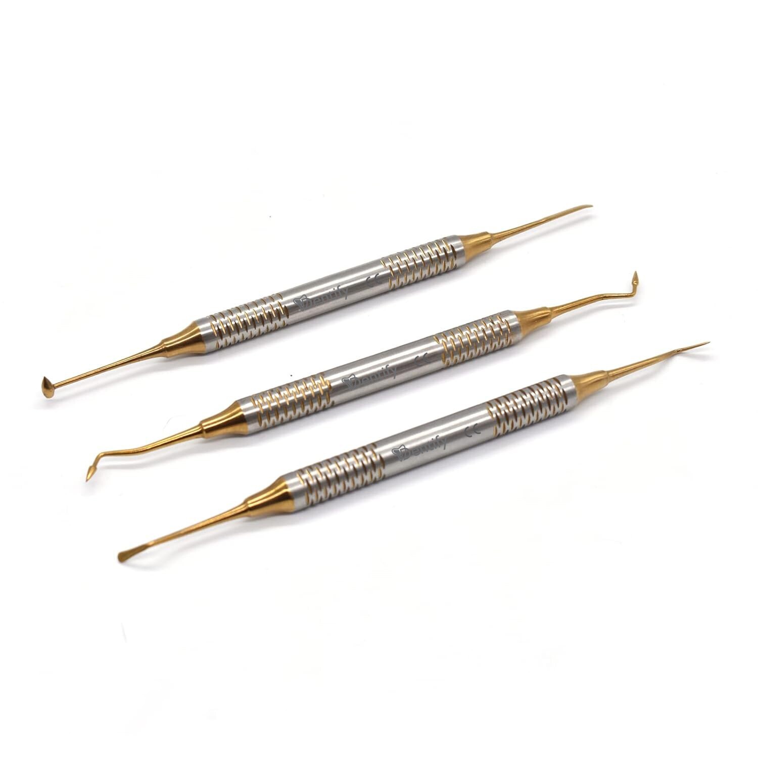 GERMAN Dental Composite Filling Instrument Gold Titanium Coated Restorative Kit