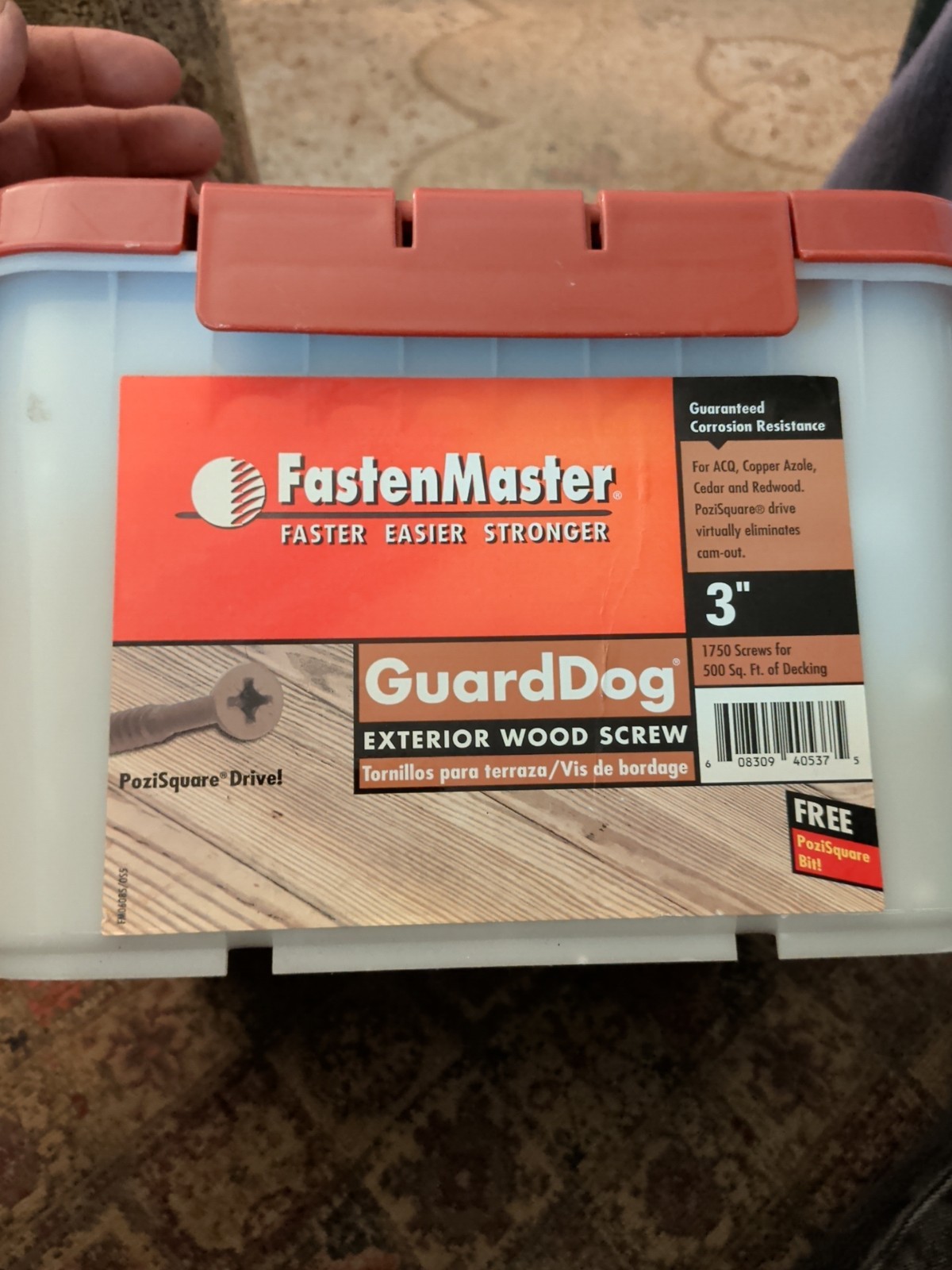 Free Shipping 10 x 3 GuardDog Exterior Wood Screw (1750)