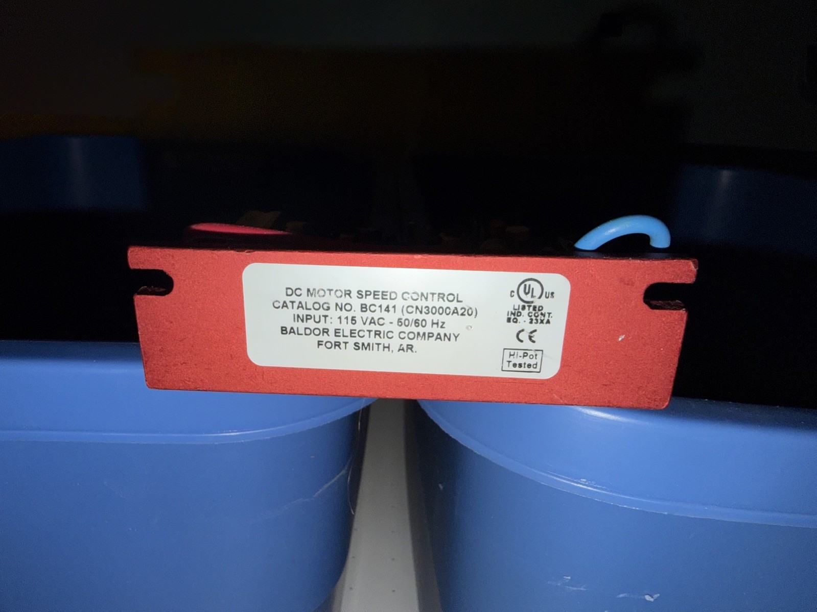 BC141 CN3000A20 – Baldor – DC Motor Speed Control SCR Drive 115V