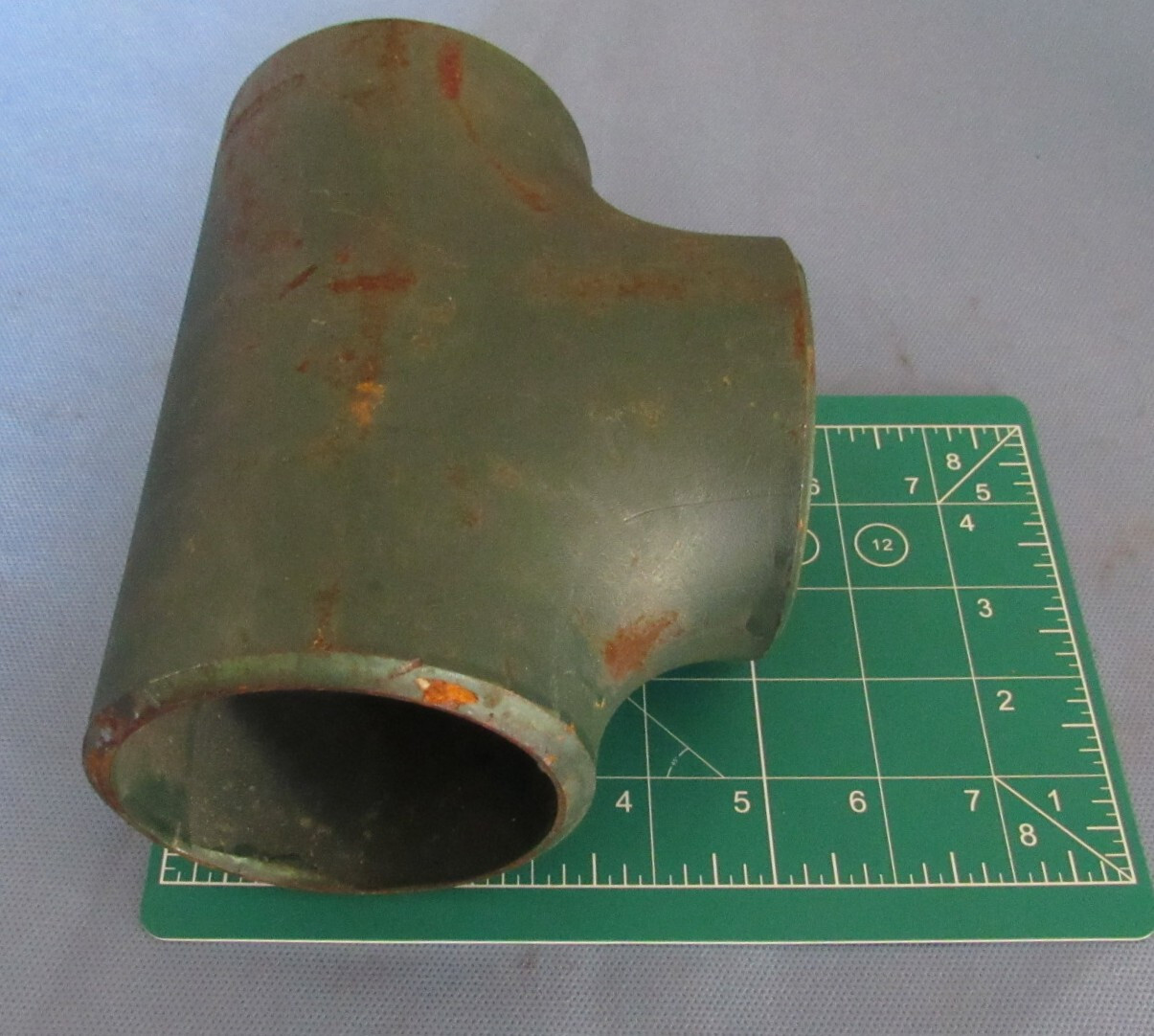Weldbend 3″ Carbon Steel Tee Straight Fitting Butt Weld Sch40 Green USA J7L9688
