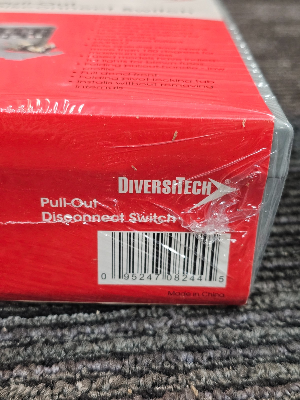 Diversitech DDS-30 Pull-Out Disconnect Switch Fuse Box 30A Fusible
