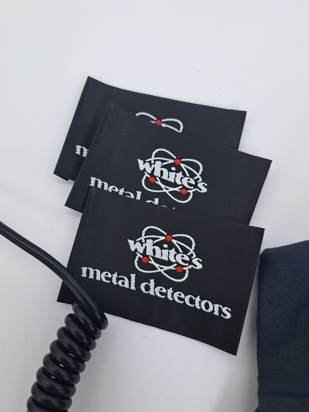 White’s Metal Detector Merchandise Lot: Adjustable Headphones, Hat, Charger, +++