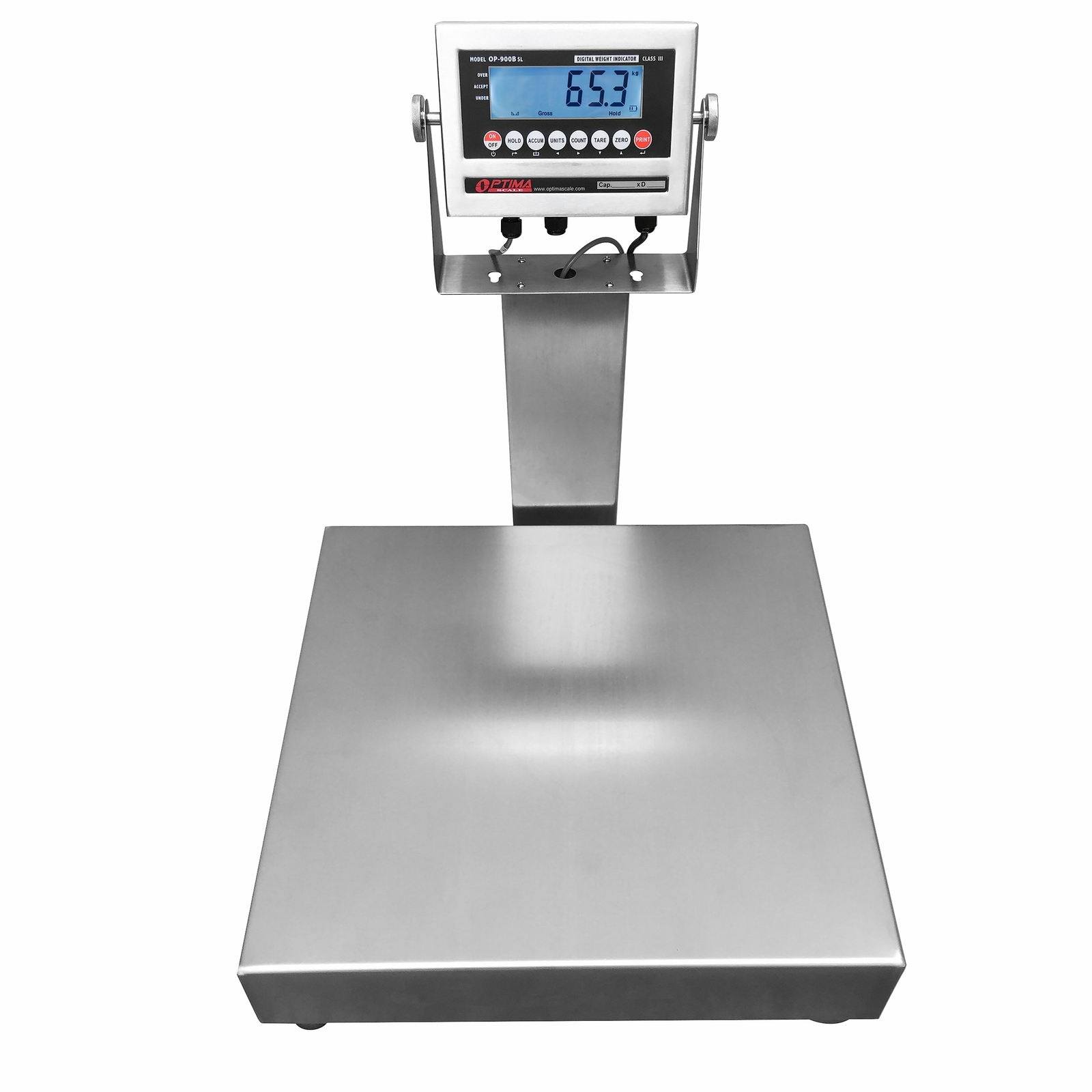 Ntep (12”x12”) Legal Trade Stainless Steel Washdown Bench Scale 100 Lb x 0.02 Lb