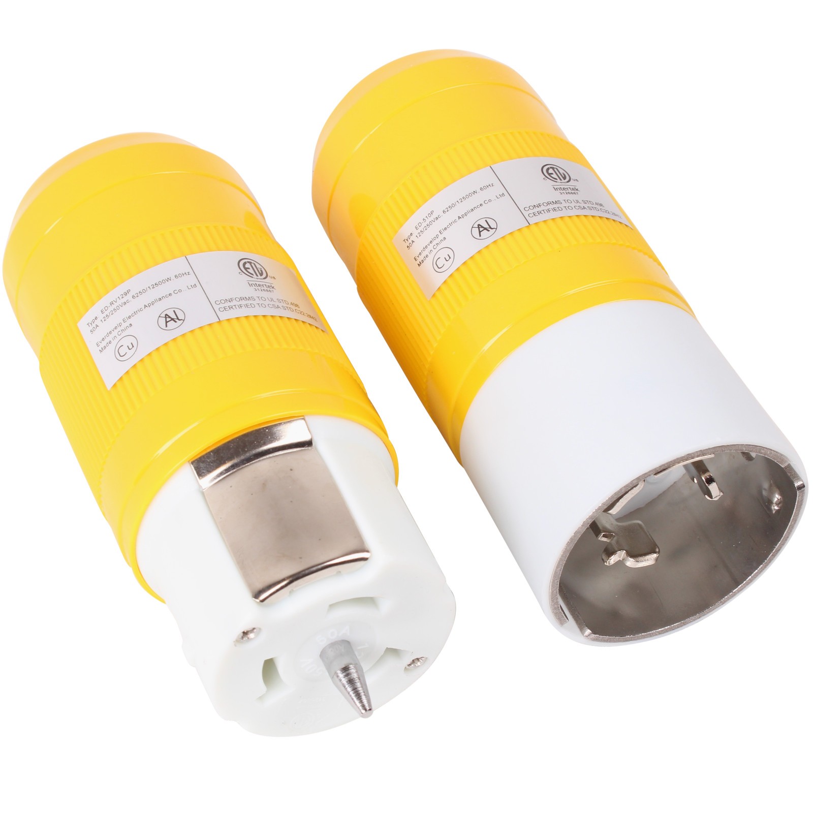 CS6364C + CS6365C 50 Amp 125/250V SS250 Male Female Plug Connector SS2-50P 50A