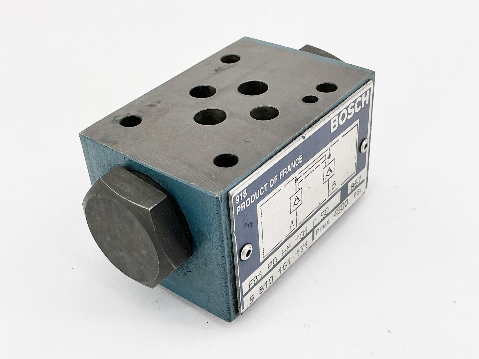 New Bosch FB1-PD-HM-101-C-50-9-810-161-171 Flow Control Valve 4500PSI – No Box