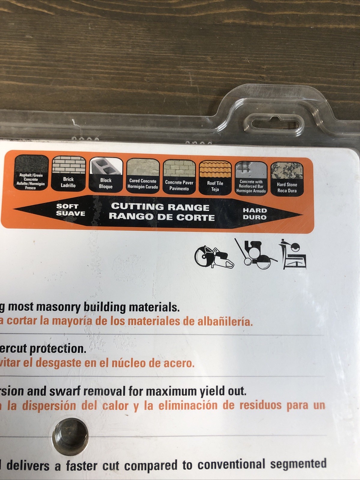 Ridgid 14″ Diamond Saw Blade AC14 All-Cut Masonry, Concrete, Brick, Block