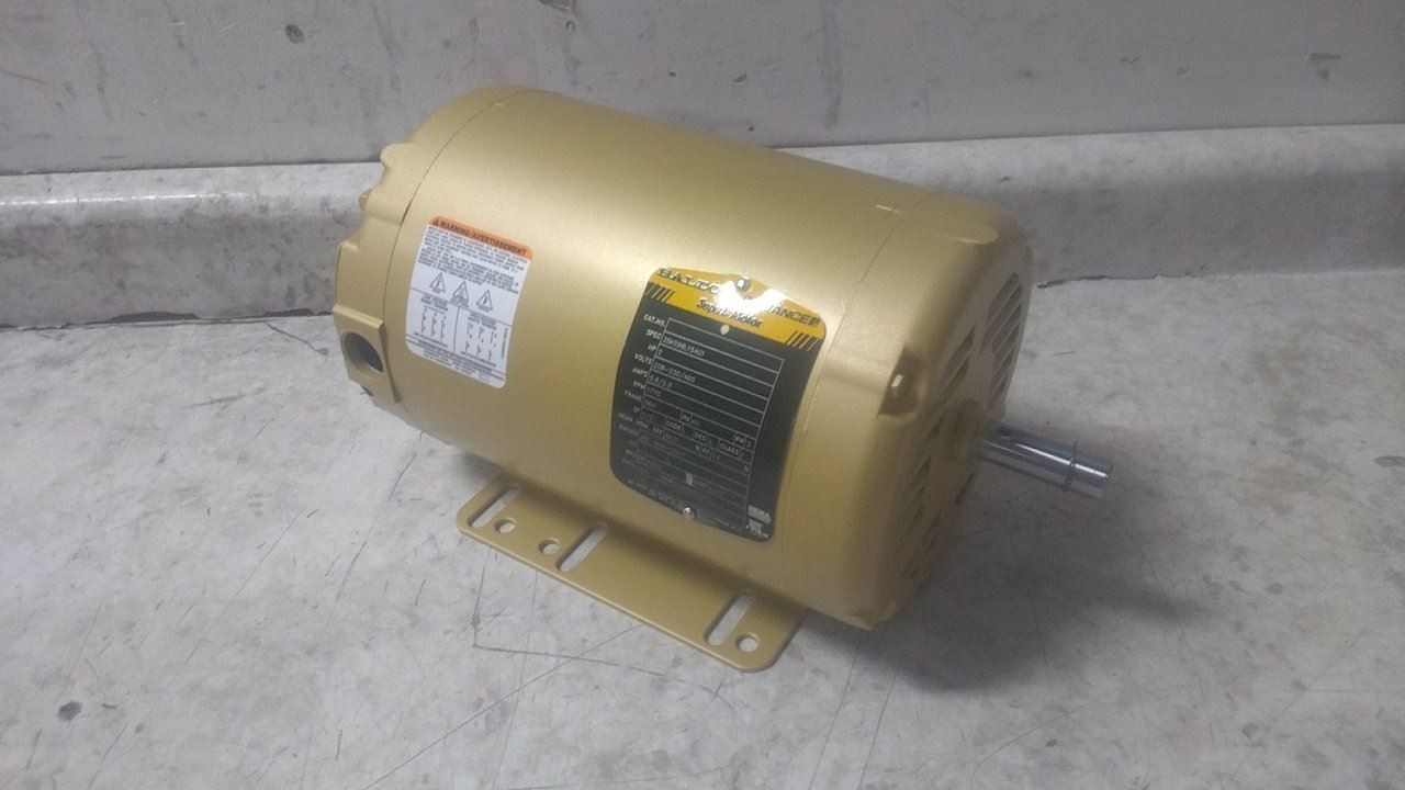 Baldor Electric 35K598L154G1 2 HP 1770 RPM 208-230/460VAC General Purpose Motor