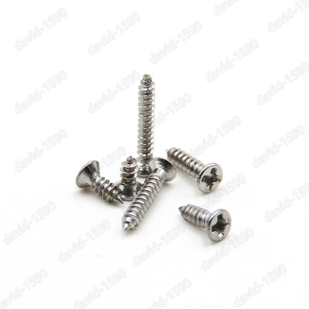 304SS Phillips Countersunk Flat Head Small Self Tapping Screws M1 M1.2 M1.4 M1.7