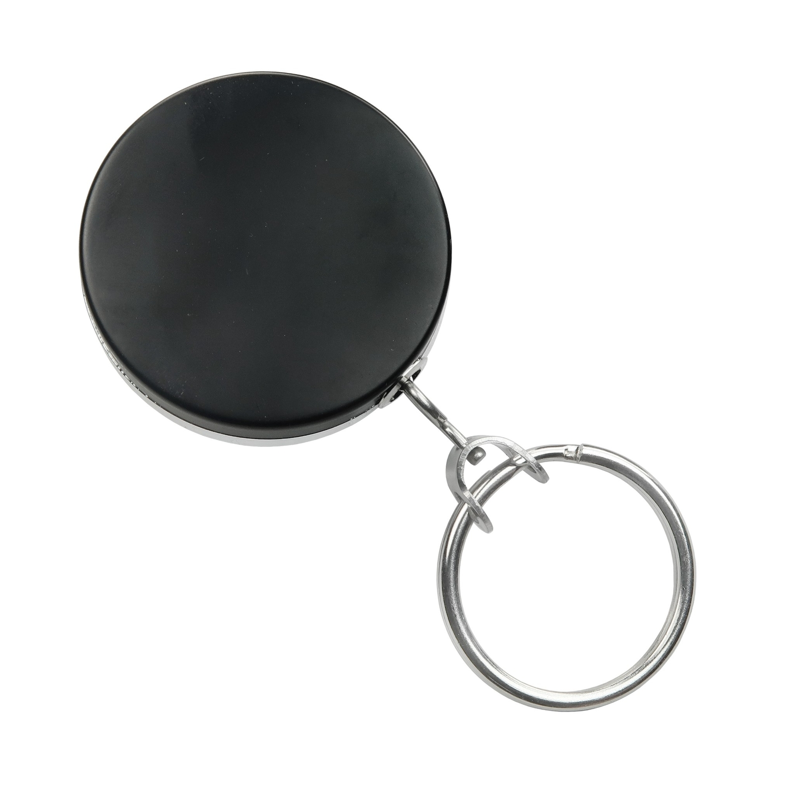 Heavy Duty Retractable Keychain Badge Reel with Metal Chain Pull and Belt Clip