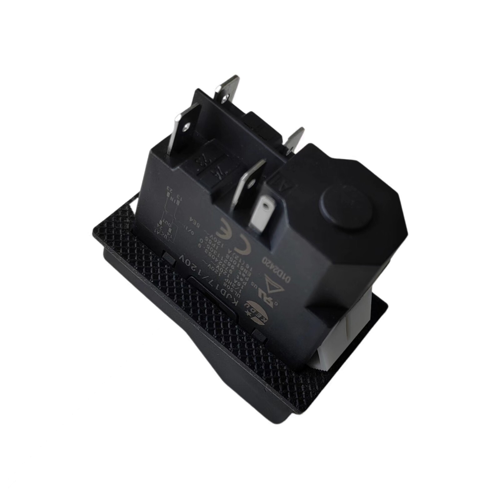 1pcs KJD17/120V 5Pins KJD17 120V Pushbutton Switches 1/2HP 16A Switches