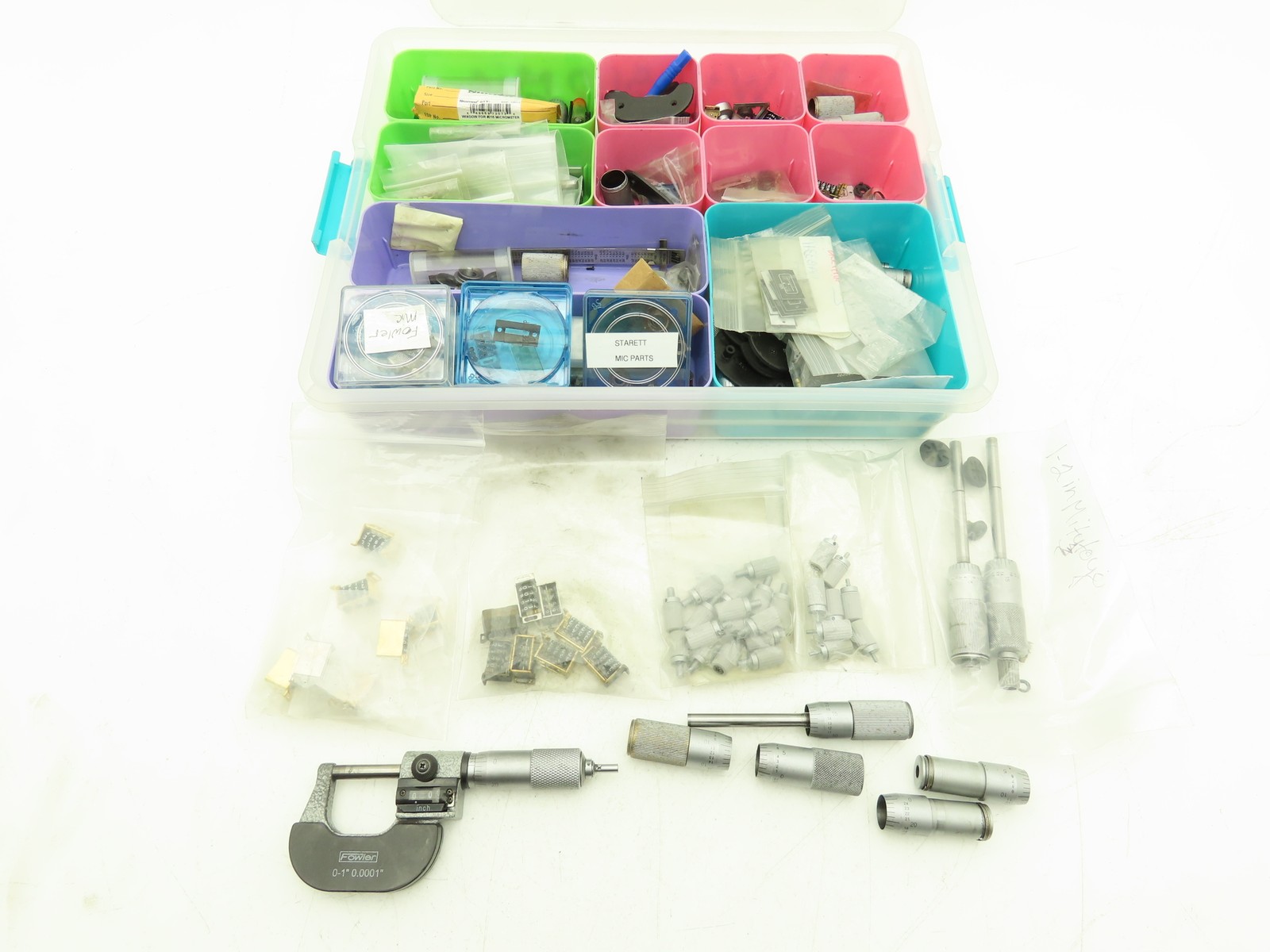 Mitutoyo Micrometer Gage Ratchet Stop Digit Counter Replacement Parts Mixed Lot