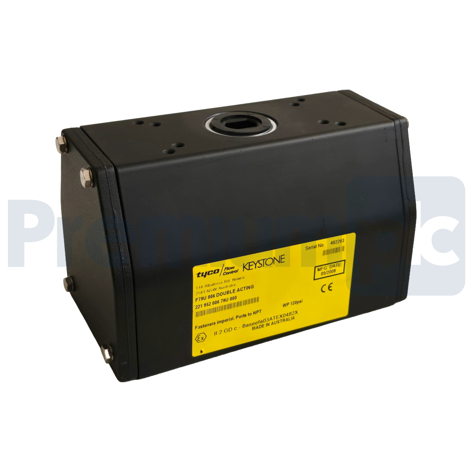 Keystone Tyco F79U 006 Double Acting Pneumatic Actuator 221-952-006-79U-000 NSNP