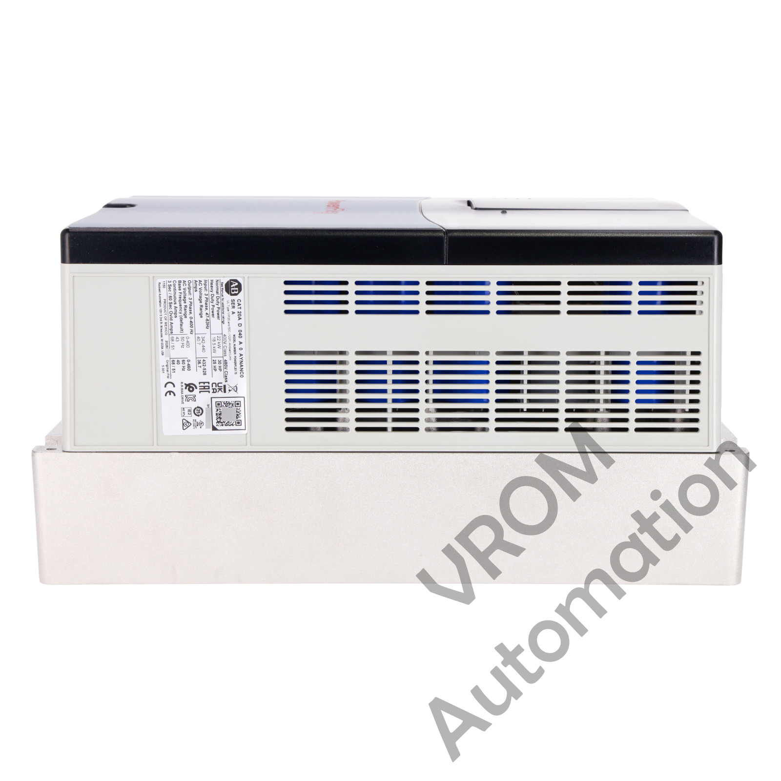 Surplus 2026 Allen Bradley 20AD040A0AYNANC0 /A PowerFlex 70 480V 40A 30HP Normal
