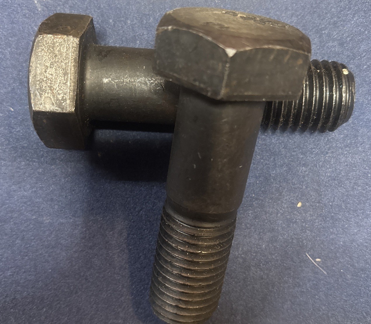 2pk) 1-1/8″-7 x 4″ Conquest A325 Type 1 Heavy Hex Structural Bolt, Black Oxide