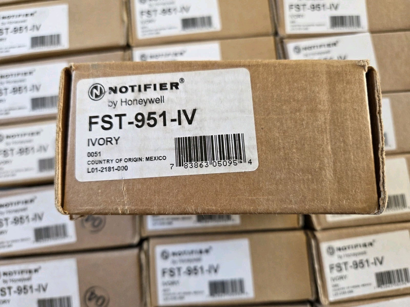 NOTIFIER FST-951-IV INTELLIGENT THERMAL HEAT DETECTOR «IVORY» BRAND NEW 15 AVAIL