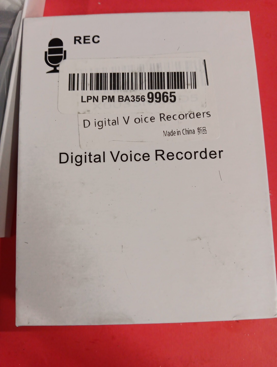 Digital Voice Recorder 64GB Mini Voice Recorder V61 Open Box Free Shipping B51