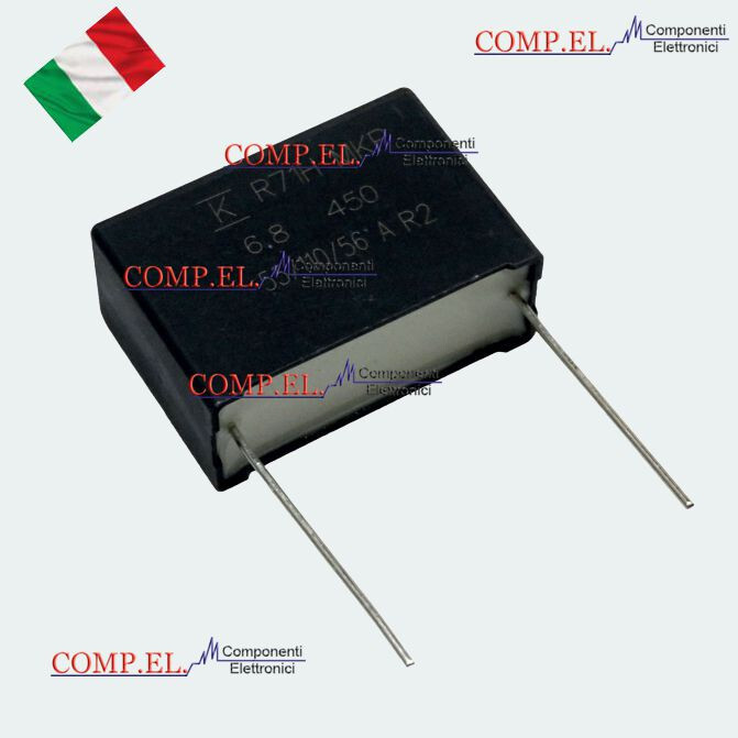 MKP Capacitors 6U8 450V Box P. 27.5Mm Vacuum Cleaner Folletto VK140 VK150 VK135