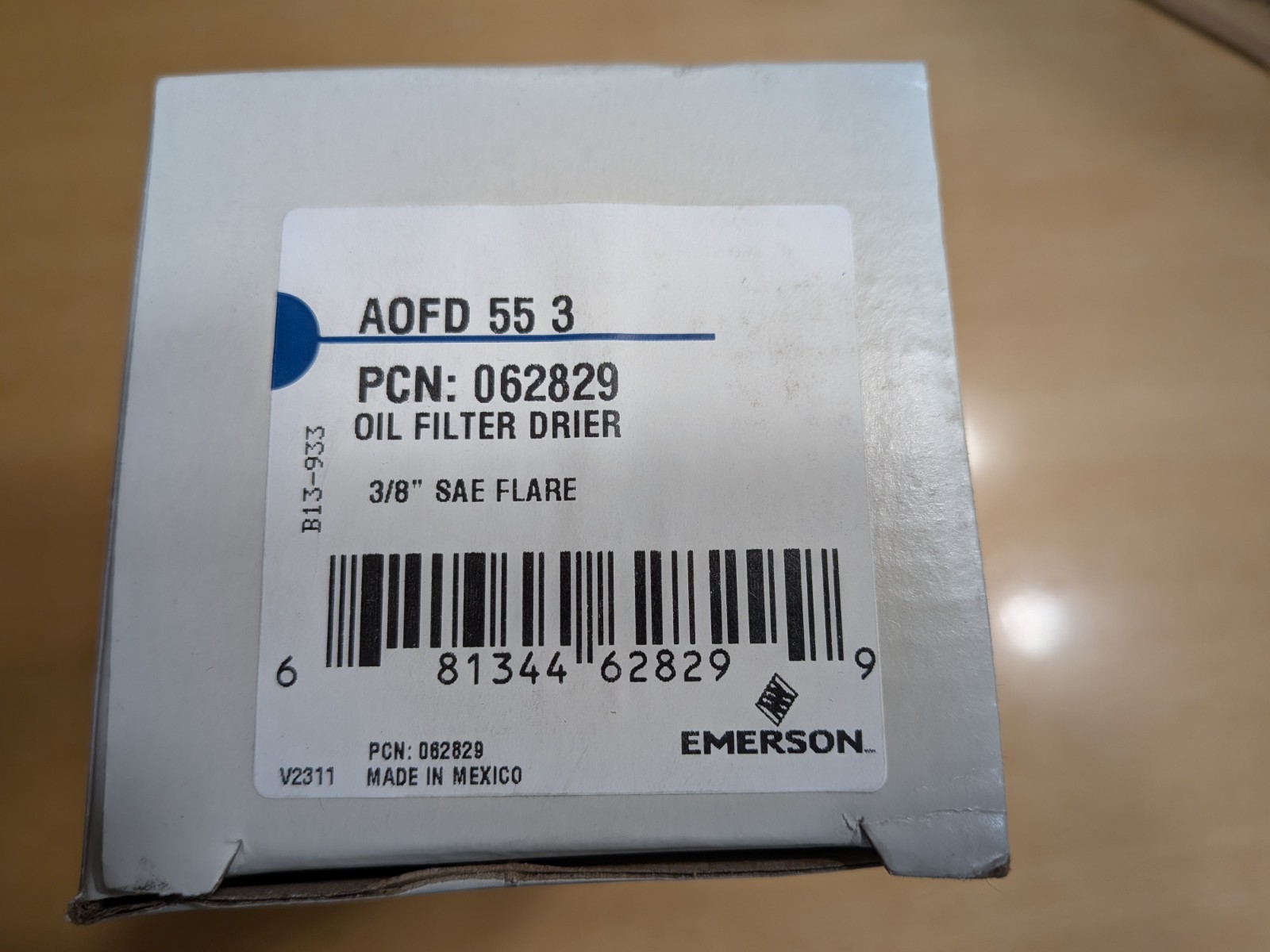 NOS EMERSON AOFD-553 REFRIGERANT OIL FILTER DRIER