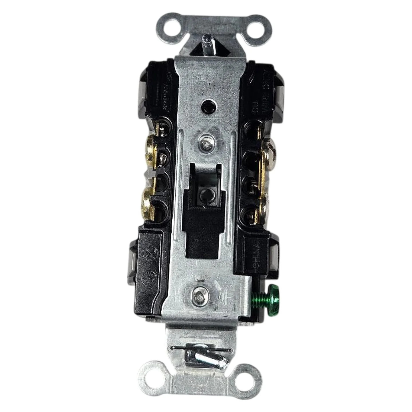Hubbell BR20C1GRY 20A 125V NEMA 5-20R Half-Controlled Duplex Receptacle 10PK