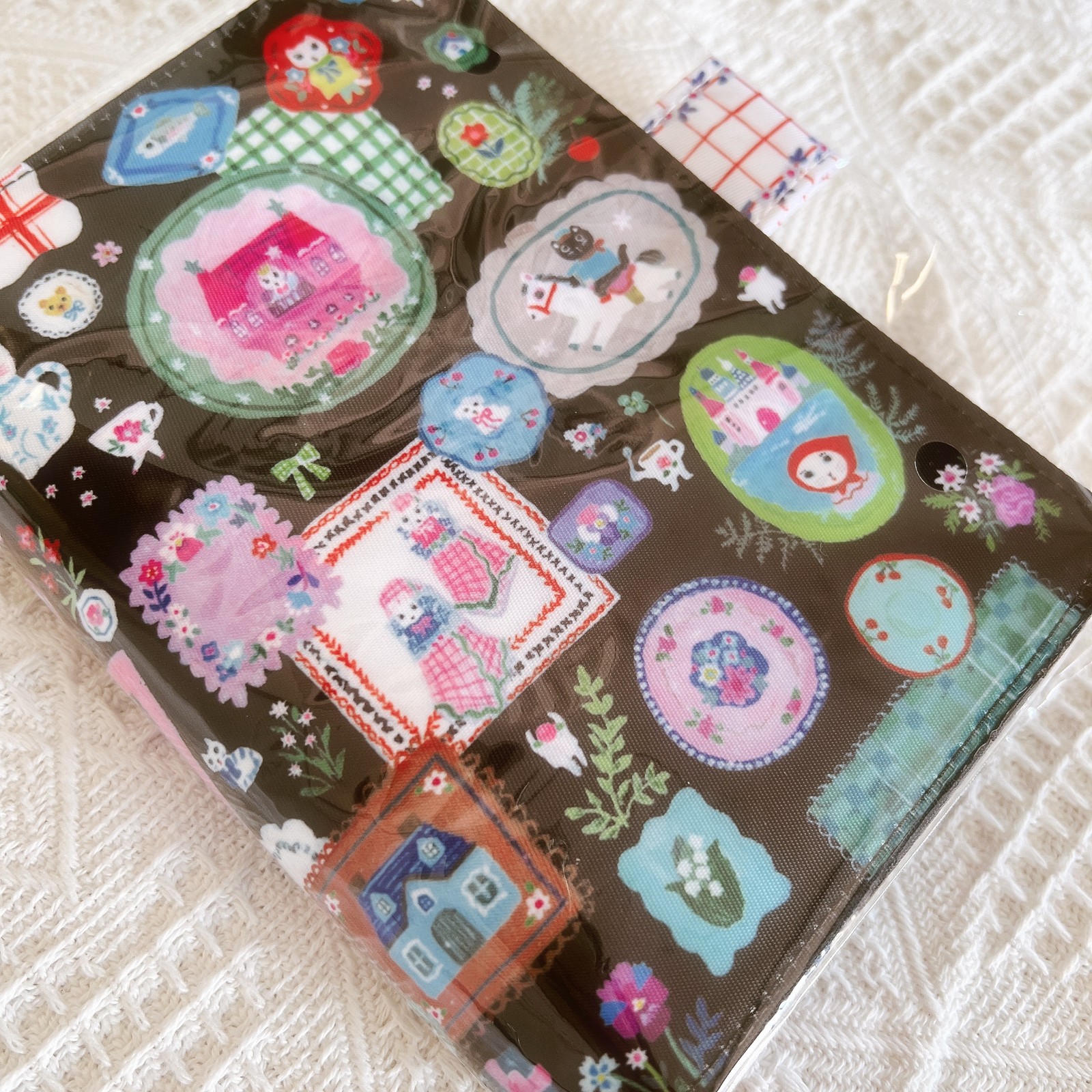 Hobonichi Techo A6 Cover Yumi Kitagishi Shiro Neko + Pencil Board Set Japan