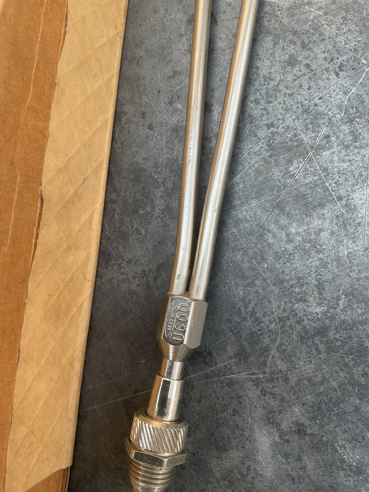 Miller Smith AT600 Flexible Twin Flame Tip 10″ Acetylene