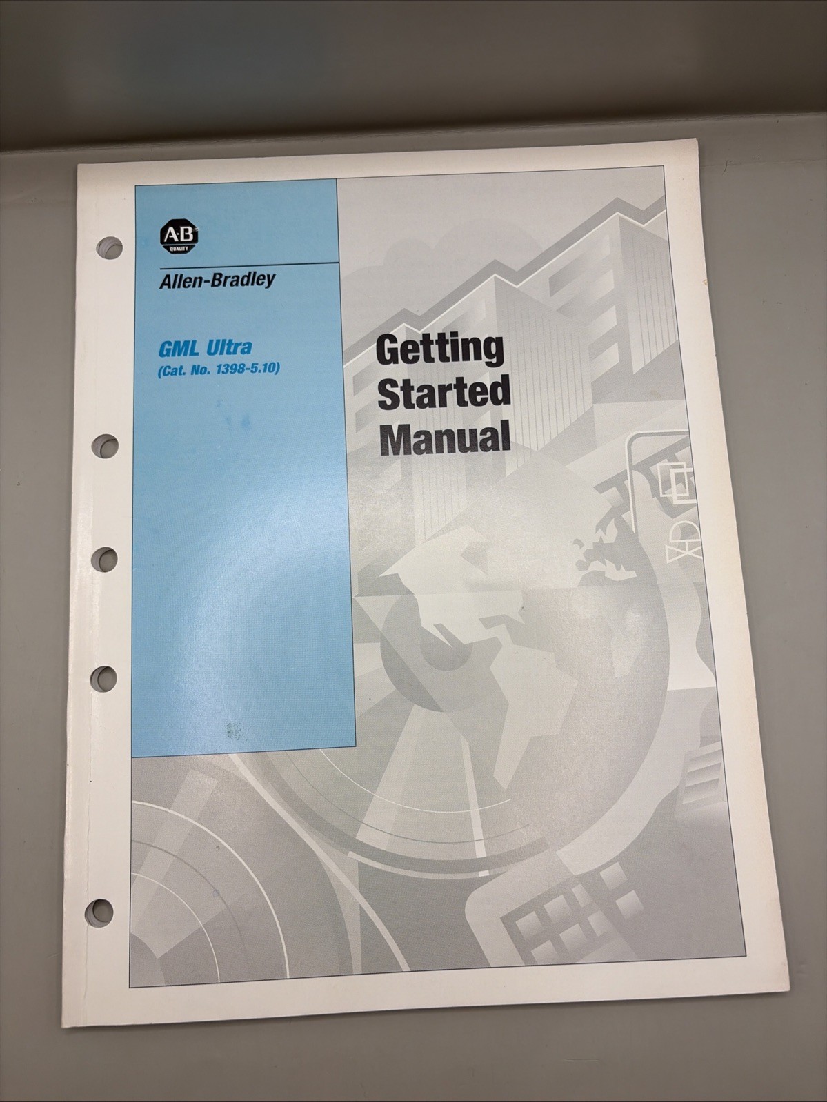 1997 Allen-Bradley Getting Started Manual GML ULTRA CAT No. 1398-5.10