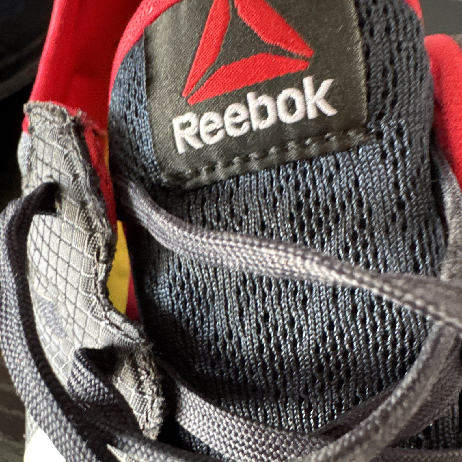 Reebok Men’s Zprint Work SteelToe Safety Shoes RB4250 Size 13W Black W Blue Mesh