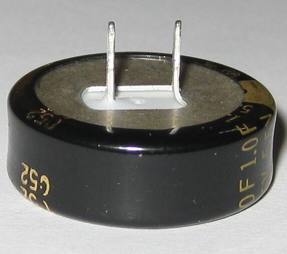 Panasonic Coin Cell Supercapacitor 1 F – 5.5 V DC – PCB Mount Mini Supercap