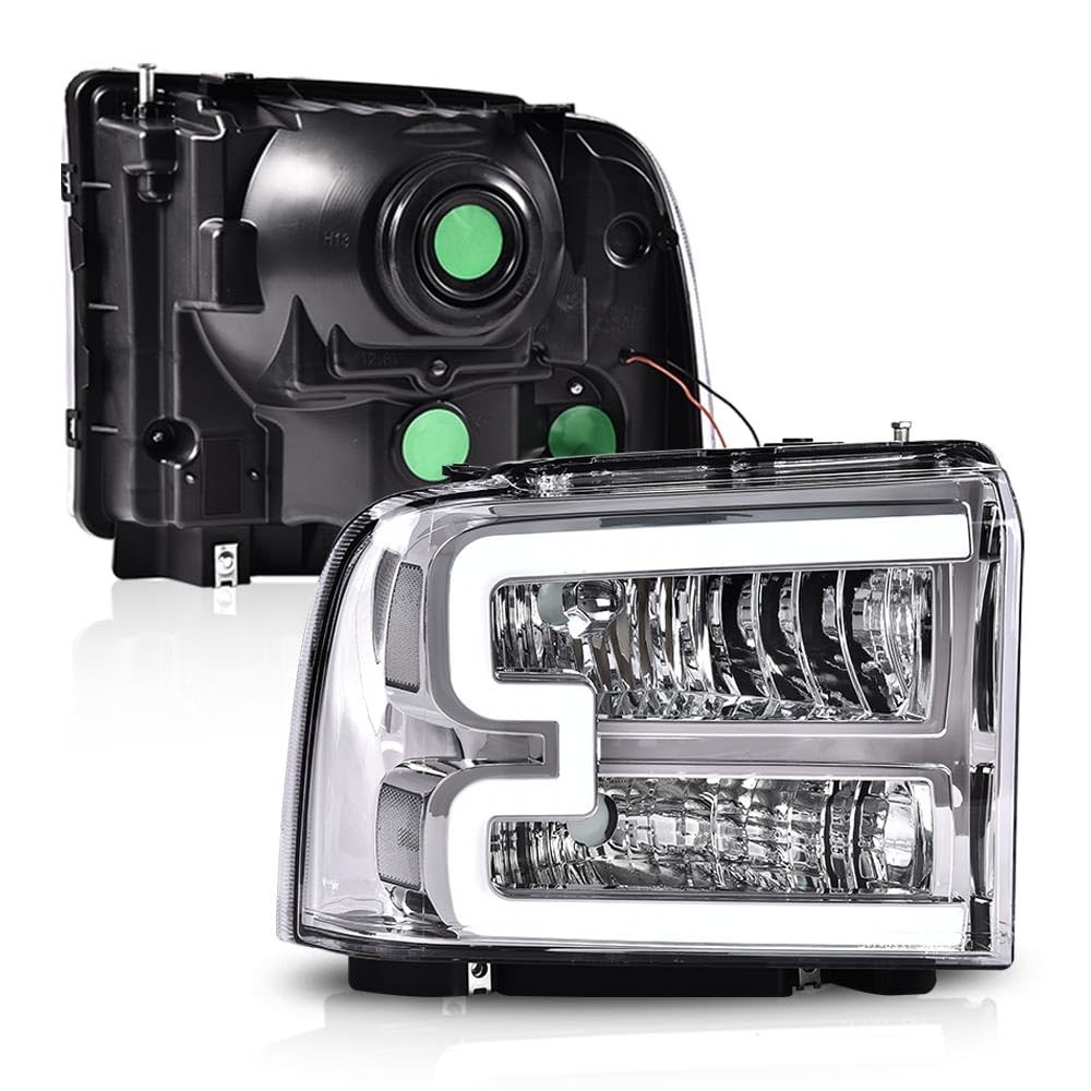 LED Headlights Fit 2005-2007 Ford F250 F350 F450 F550 Super Duty